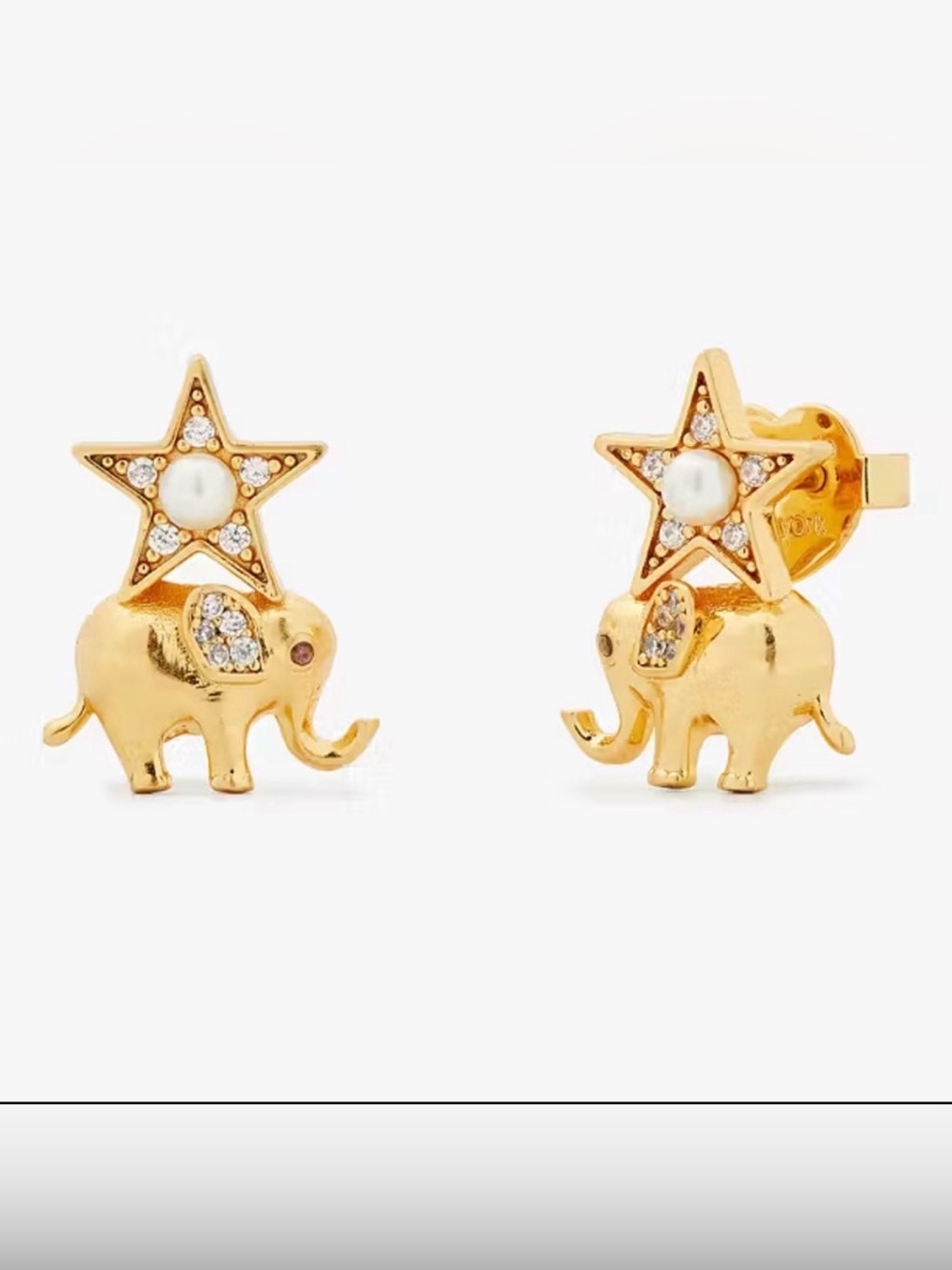 Kate Spade Winter Carnival Charm Stud Earrings NWT‎